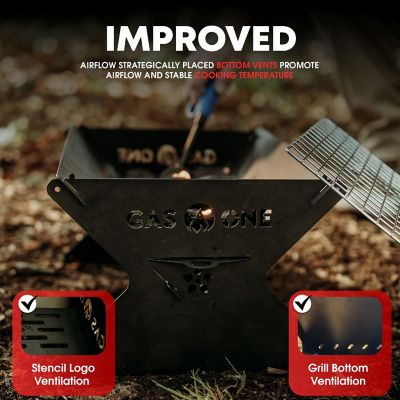 Image showing  15 in. Portable Foldable Charcoal Grill