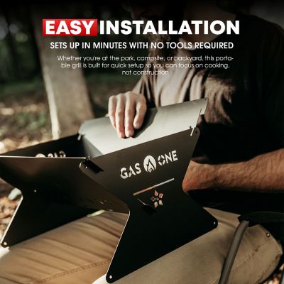 Image showing 5 th Gas One 15 in. Portable Foldable Charcoal Grill