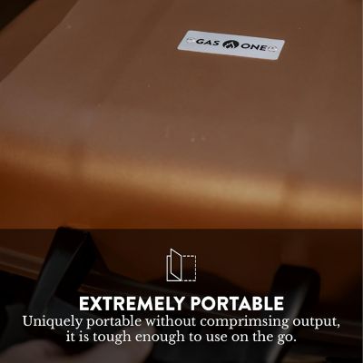 Image showing  Portable Tabletop Propane Grill