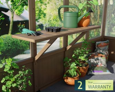 Image showing  Palram - Canopia Wooden Shelf Kit for Natura Greenhouse