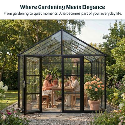 Image showing 5 th Canopia by Palram Palram, Canopia Aria 10 x 15ft. Greenhouse, Black