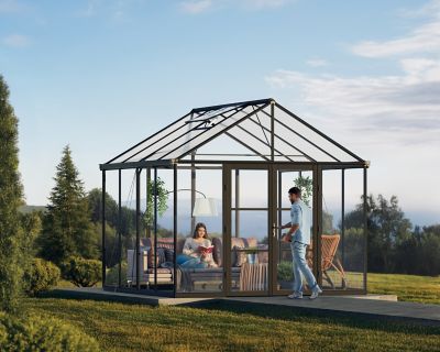 Image showing 4 th Canopia by Palram Palram, Canopia Aria 10 x 10ft. Greenhouse, Black