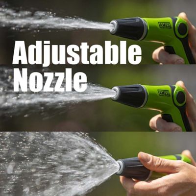 Image showing  2-Piece Garden Hose Sprayer Set with Jet Nozzle and 7-Pattern Nozzle