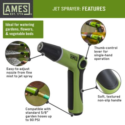Image showing  3-Pattern Jet Garden Hose Nozzle Sprayer