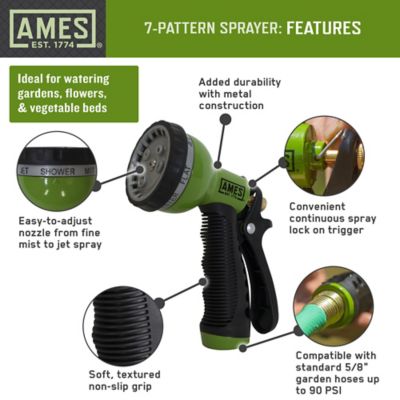 Image showing  7-Pattern Garden Hose Nozzle Sprayer