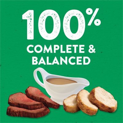 Image showing  High-Protein Beef and Chicken in Savory Gravy Wet Dog Food Variety Pack, 13 oz., 6 pk.