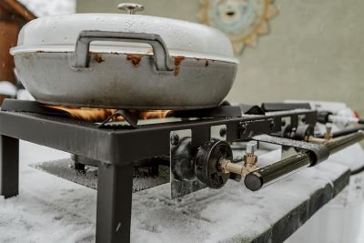 Image showing 7 th Gas One Low Profile Double Propane Burner