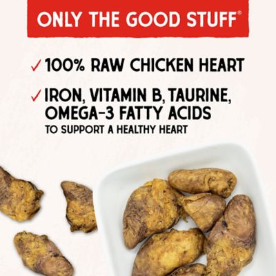 Image showing  Freeze-Dried Raw Chicken Heart Dog Treats