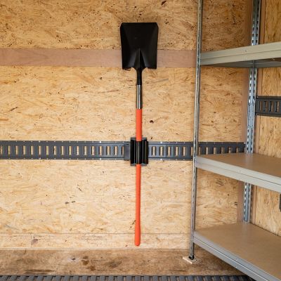 Image showing 6 th Buyers Products E-Track Shovel Holder with Spring Retention