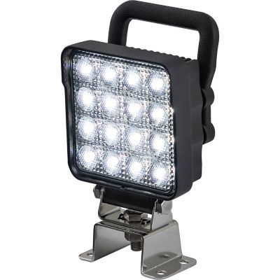 Image showing  4.25 Inch Square LED Flood Light with Handle and Switch