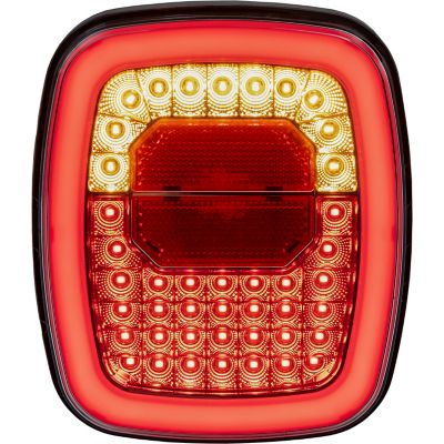 Image showing  Low Profile Combination Rear Light with Strobe