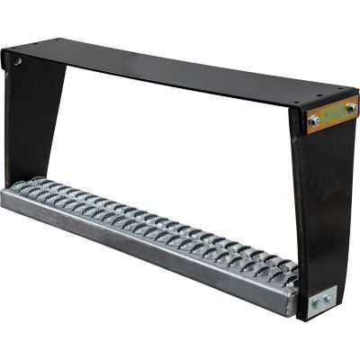 Image showing  Flexible Rubber Step with Galvanized Steel Diamond Deck-Span Tread - 30x13 in.