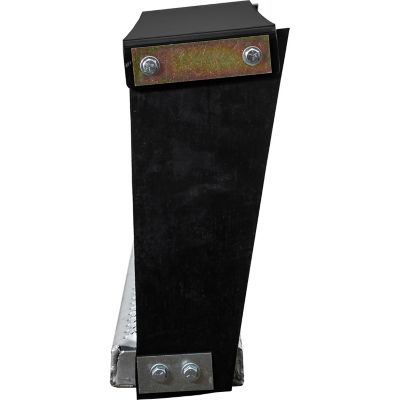 Image showing  Flexible Rubber Step with Galvanized Steel Diamond Deck-Span Tread - 30x13 in.