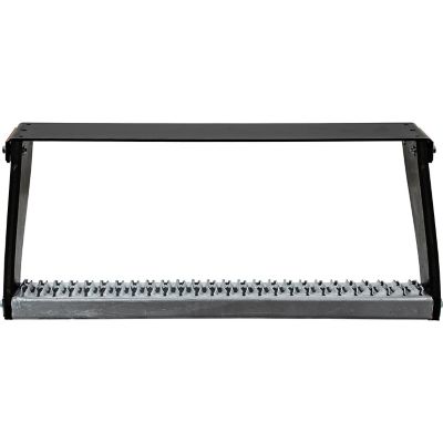 Image showing  Flexible Rubber Step with Galvanized Steel Diamond Deck-Span Tread - 30x13 in.