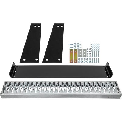 Image showing 5 th Buyers Products Flexible Rubber Step with Galvanized Steel Diamond Deck-Span Tread - 30x13 in.