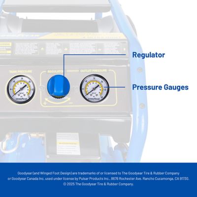 Image showing 5 th Goodyear 10 gal. 175PSI Air Compressor