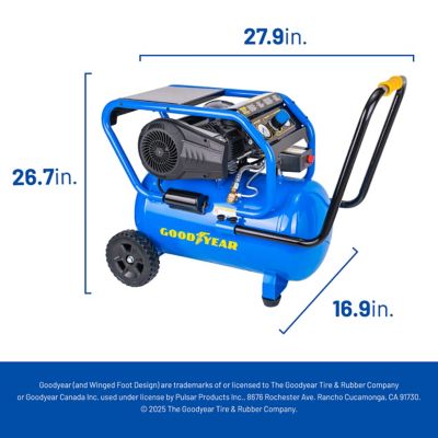 Image showing 7 th Goodyear 10 gal. 175PSI Air Compressor