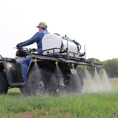 Image showing  25 Gallon Deluxe ATV Broadcast Sprayer - 2.2GPM, 10 ft. Swath
