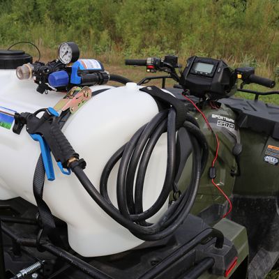 Image showing 5 th Master Mfg 25 Gallon Deluxe ATV Broadcast Sprayer - 2.2GPM, 10 ft. Swath