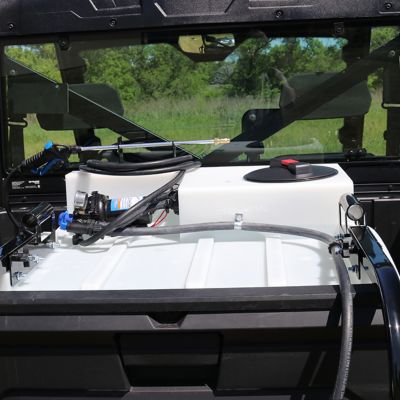 Image showing  50 Gallon Deluxe UTV Broadcast Sprayer - 3.0GPM, 10 ft. Swath