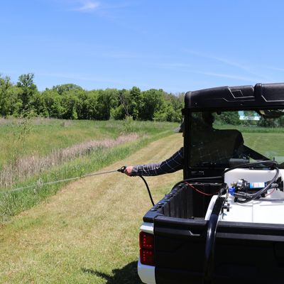 Image showing 7 th Master Mfg 50 Gallon Deluxe UTV Broadcast Sprayer - 3.0GPM, 10 ft. Swath