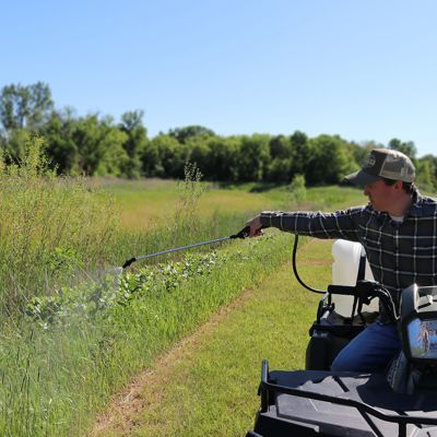 Image showing 7 th Master Mfg 25 Gallon ATV Broadcast Sprayer - 2.2GPM, 10 ft. Swath