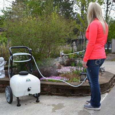 Image showing 6 th Master Mfg Revolt Lithium-Ion Series 9 gal. Pull & Tow Sprayer-1.0 GPM, 50 in. Swath