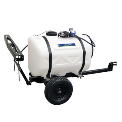 Image showing 1 th Master Mfg 60 gal. Deluxe Tow Broadcast Sprayer - 2.2GPM, 10 ft. Swath
