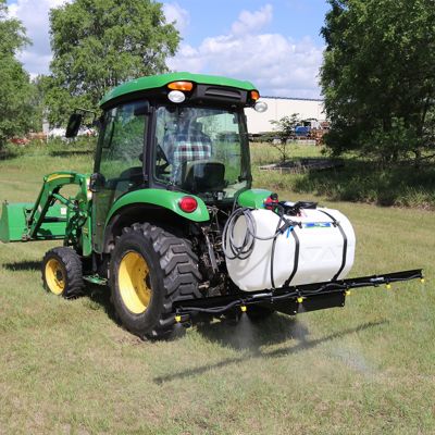 Image showing  60 Gallon Deluxe 3-Point Broadcast Sprayer - 2.2GPM, 10 ft. Swath