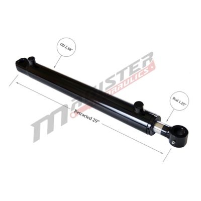 Image showing  2 in. Bore x 20 in. Stroke Tang Hydraulic Cylinder