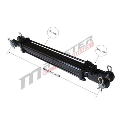 Image showing  2.5 in. Bore x 14 in. Stroke Tie Rod Hydraulic Cylinder