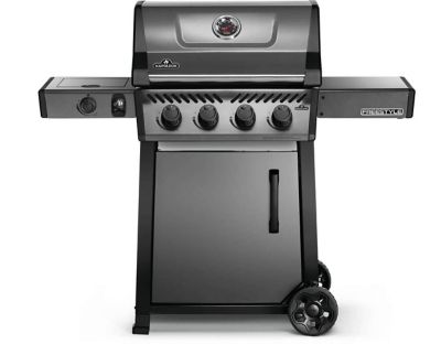 Napoleon Freestyle 425 Propane Gas Grill with Range Side Burner, Graphite Grey