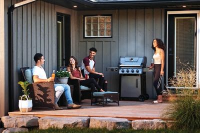 Image showing  Freestyle 425 Propane Gas Grill with Range Side Burner, Graphite Grey