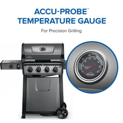 Image showing 8 th Napoleon Freestyle 425 Propane Gas Grill with Range Side Burner, Graphite Grey
