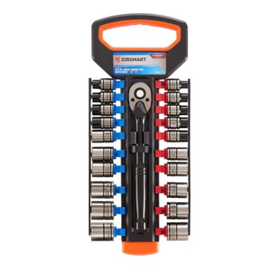 Image showing  3/8 in. Drive SAE/Metric Assorted Socket Set with Rack, 21 pc.