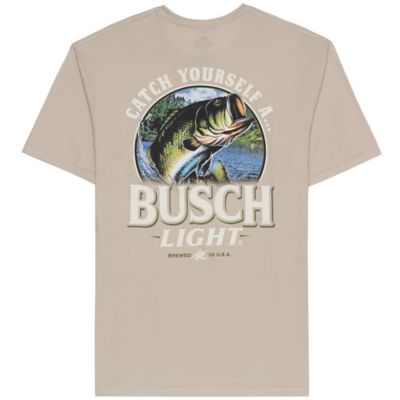 Image showing 1 th Anheuser-Busch Busch Light Fish Graphic T-Shirt