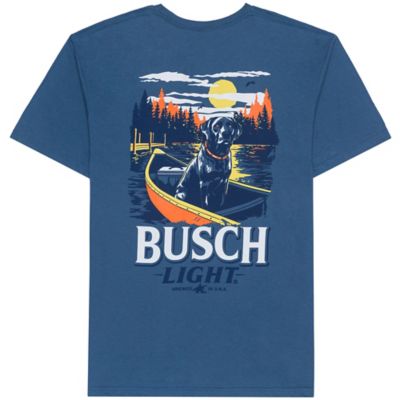 Image showing  Busch Light Sunset Dog Graphic T-Shirt