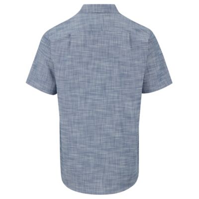 Image showing  Men's Stretch Larkin Chambray Short-Sleeve Button-Down Shirt