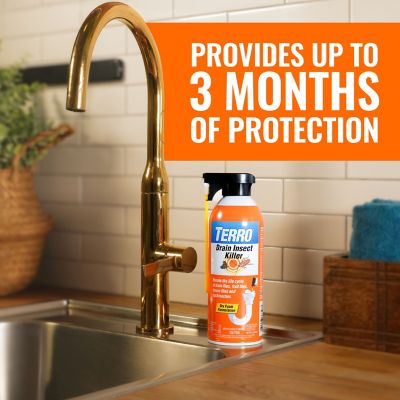 Image showing 6 th TERRO 8 oz. Drain Insect Killer Spray