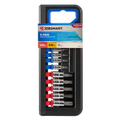 Image showing  1/4 in. and 3/8 in. Drive Torx Bit Socket Set, 11 pc.