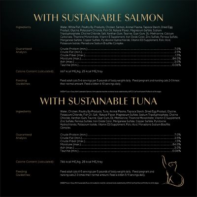 Image showing 9 th Sheba Perfect Portions Cuts in Gravy Wet Cat Food Variety pk., 2.6 oz. Twin-Pack Trays, 48 ct.