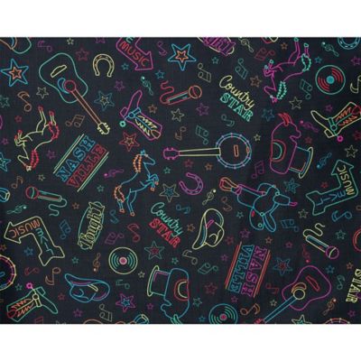 Image showing 3 th Tough1 1200D Nashville Nights Turnout Blanket with Snuggit