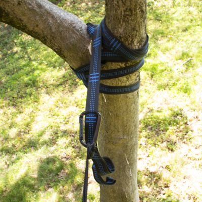 Image showing 9 th Life is Good 7 x 10 x ft Blue Deluxe Portable Hammock