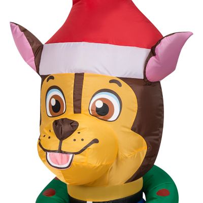 Image showing Airblown Chase with Wreath and Santa Hat