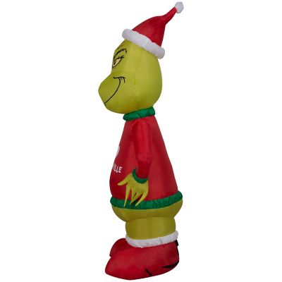 Image showing Airblown Grinch in Who-Ville Sweater