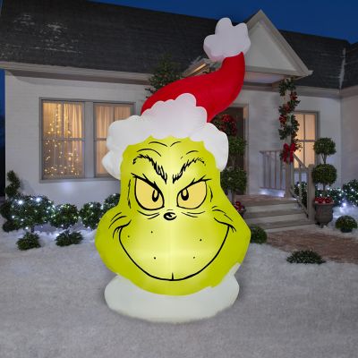Image showing Airblown Flat Grinch Head