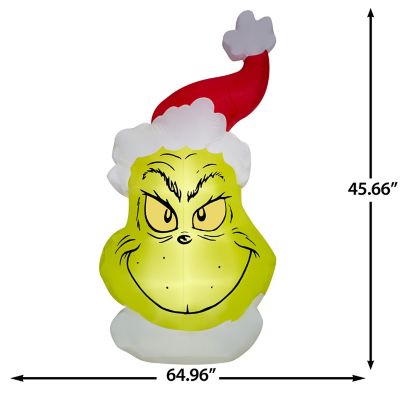 Image showing Airblown Flat Grinch Head