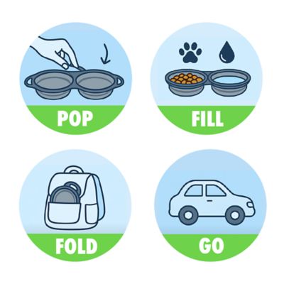 Image showing  2 in 1 Pet Bowl