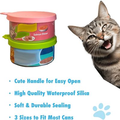 Image showing  Silicone Pet Can Cover 2PK