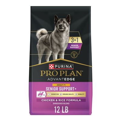 Purina Pro Plan AdvantEDGE Senior Support+ Chicken & Rice Dry Dog Food